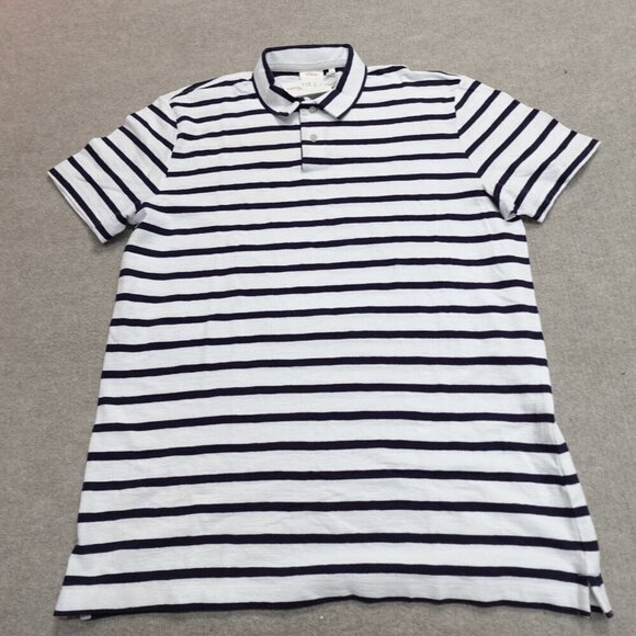 S.Oliver Polo Shirt XLT Blue Striped NEW - Picture 1 of 8